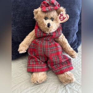 Ty Vintage 1993 Attic Treasure Collection Scotch theBear 14in Tag Attached Plush